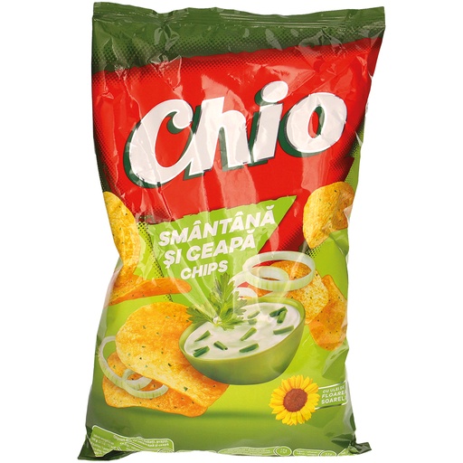 [82909CR] Картофельные чипсы со вкусом сметаны и лука.