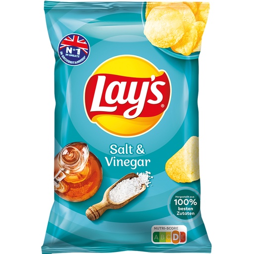 [82335] Aardappelschips "Lays Salt and Vinegar" met zout en azijn