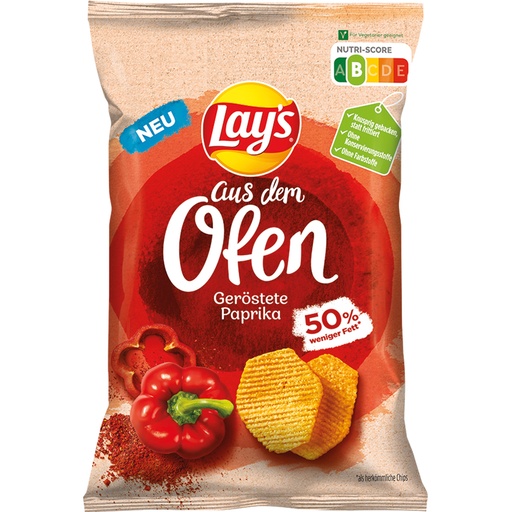 [82341] Gebacken aardappel snack Lays uit de oven met paprikasmaak