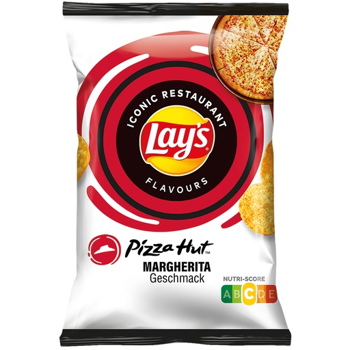 [82345] Aardappelschips Lays Pizza Hut Margherita met pizza Margheri