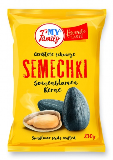 [56275] MY FAMILY Geroosterde zwarte zonnebloempitten met schil.