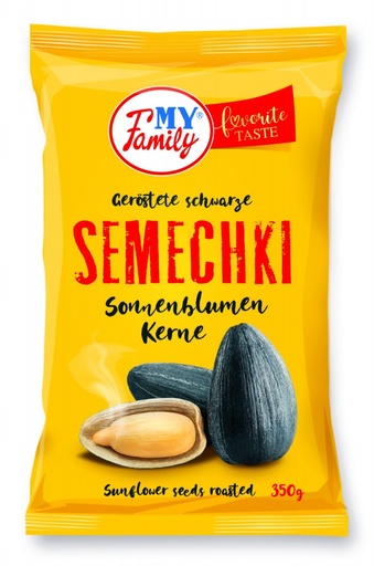 [56276] MY FAMILY Geroosterde zwarte zonnebloempitten met schil.