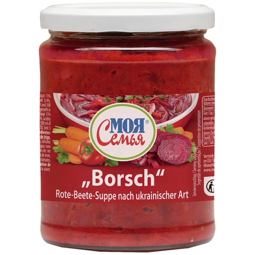 [40200] Moja Semja bietensoep "Borschtsch" naar Oekraïense stijl.