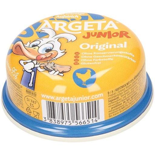 [34901] Smeerbare pasta met 25% kipseparatorenvlees - met melkeiwit "Junior"