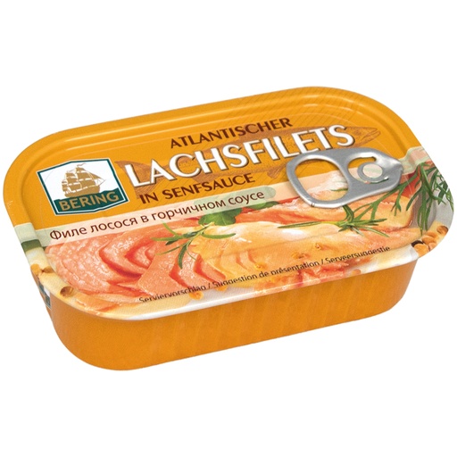 [31049] Atlantische zalm (Salmo salar) - Zalmfilets in mosterdsaus