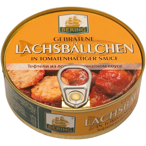 [31081] "Bering" Zalmballetjes in tomatensaus 205 g