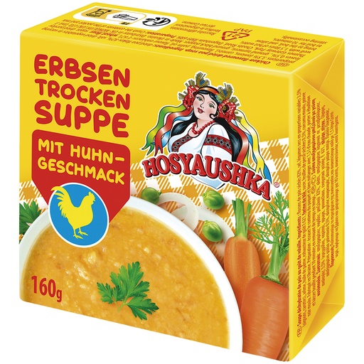 [40207] "Hosyaushka" Erwtensoep met kip-smaak.
