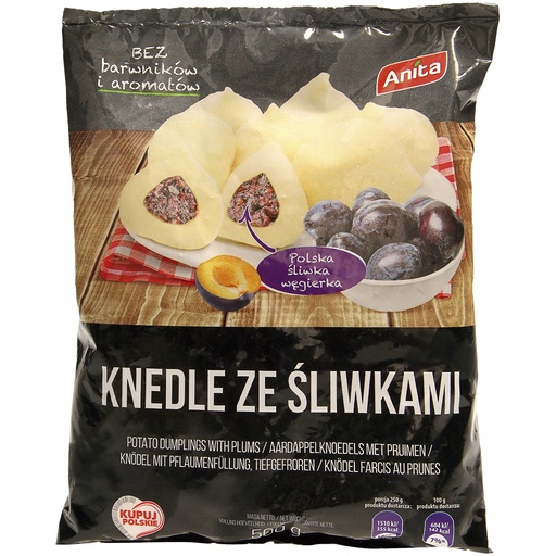 [02382] Клецки с начинкой из сливы, замороженные