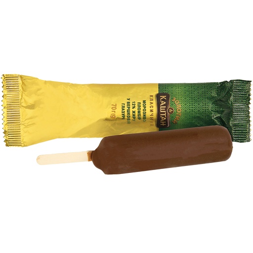 [04087] "Zolotoj Kaschtan" IJs met vanillesmaak in chocoladeglazuur