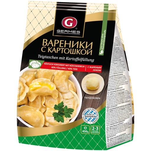 [02632] Вареники с картошкой, продукт глубокой заморозки