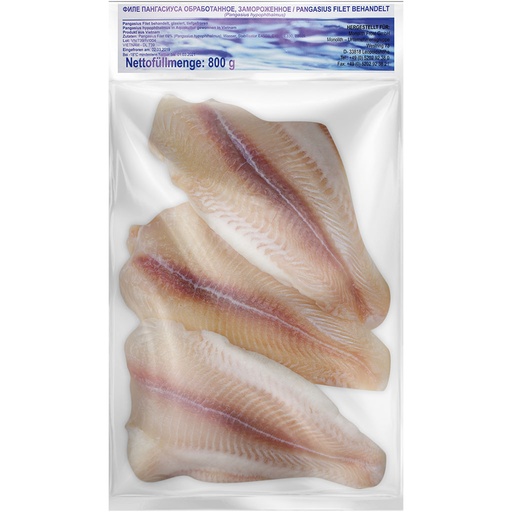 [01419] Pangasiusfilet diepgevroren.