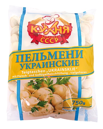 [02346] Deegwaren "Pelmeni Ukrainskie" met vlees- en gevogelte vlees