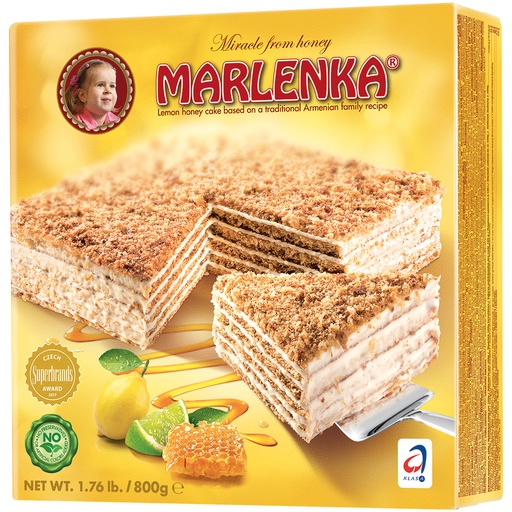 [05417] Taart "Marlenka" Honing - Citroen