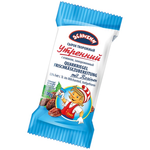 [04311] Сырок творожный "Утренний" с изюмом, замороженный