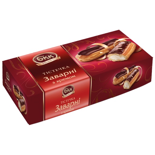 [05461] Soesjes "Eclair" met 47,7% roomvulling en cacao-glazuur