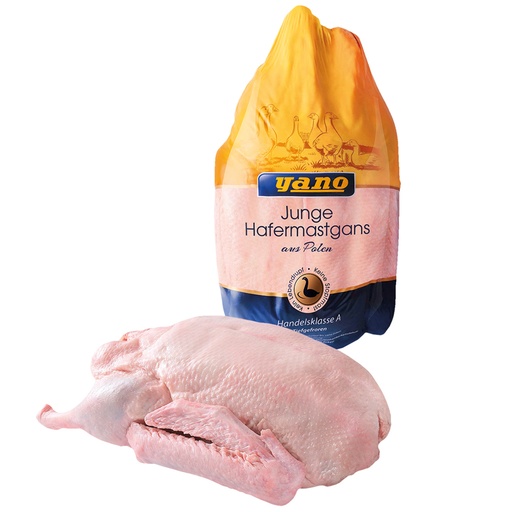[00008] Poolse vroeggemeste gans met ingewanden, diepgevroren