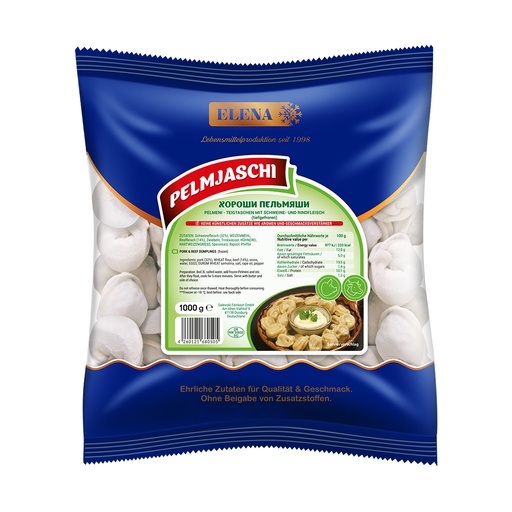 [02436] Pelmeni - Deegzakjes gevuld met varkens- en rundvlees