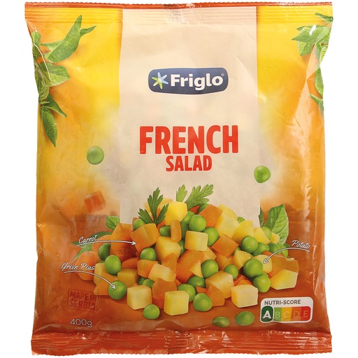 [03930] Groentemix 'French Salad' van aardappelen, wortelen en erwte