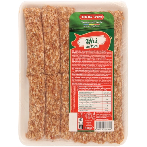 [00037] MICI DE PORC - Pулетики из фарша свинины, приправленные, за