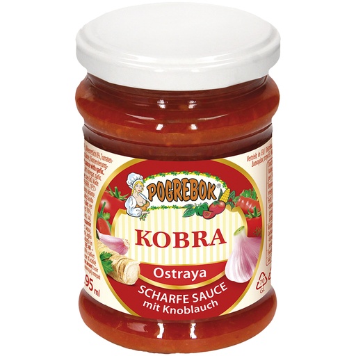 [43222] Pogrebok Острый соус с чесноком - "Kobra"