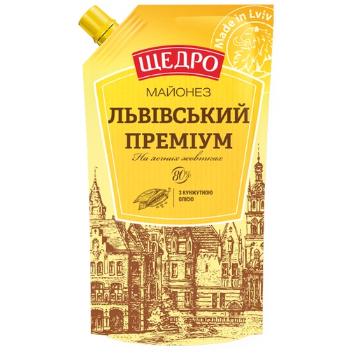 [45212] Salade-mayonaise "Lvovskij Premium" 80% vetgehalte