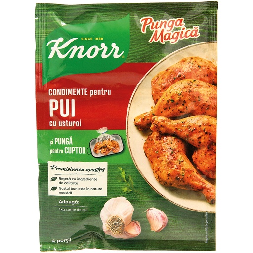 [57952CR] Aromatische kruidenmix met knoflook voor gebakken kip. Met braadzak.