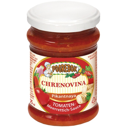 [43202] "Pogrebok" Hrenovina tomaat-mierikswortelsaus 295 ml