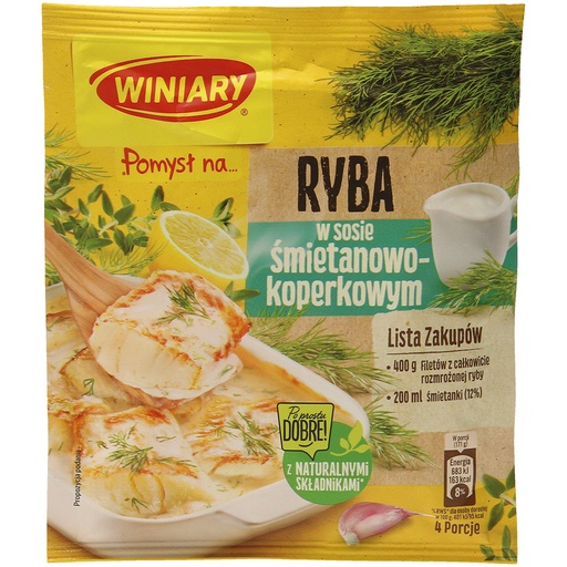 [PL2358] Winiaryfix voor vissen in cream en dill sauce