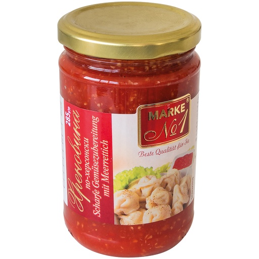 [43033] "Marke Nr.1" Hrenovina pikante saus met mierikswortel 285 g