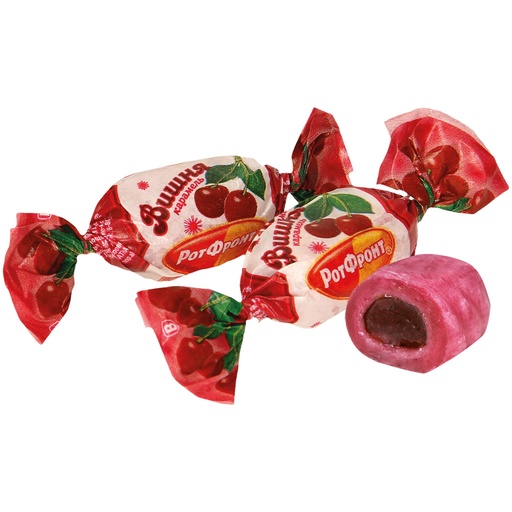 [85412] Hartkaramel met 29% fruitvulling met kersensmaak