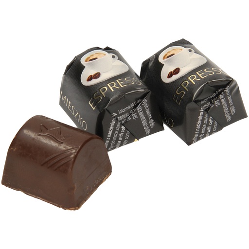 [91904] "Espresso" Конфеты с кофейной начинкой в какаосодержащей ​​глазури (58%).