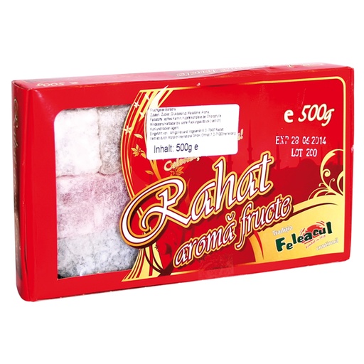 [83910] "Feleacul" Lokum fruitsmaak Rahat 500 g