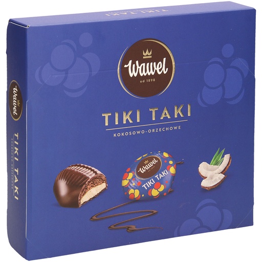 [92924] Pralines met pinda- en kokosnootcrème-vulling (56%) "Tiki-Taki"