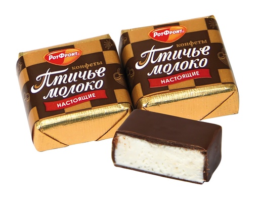 [91507] Конфеты суфле "Птичье молоко" со сливочно-ванильным вкусом,