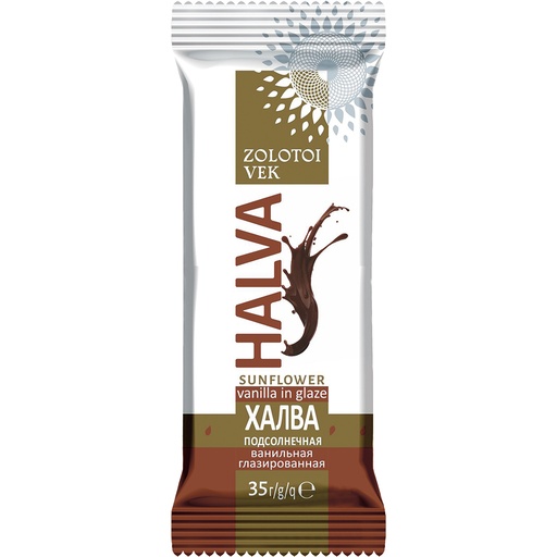 [91001] Конфеты - халва подсолнечная ванильная глазированная шоколад