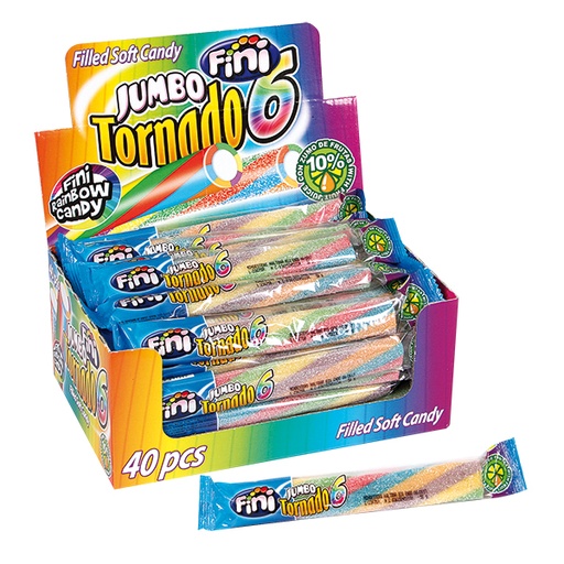 [88906] Fruitgummi met snoep "Jumbo Tornado"