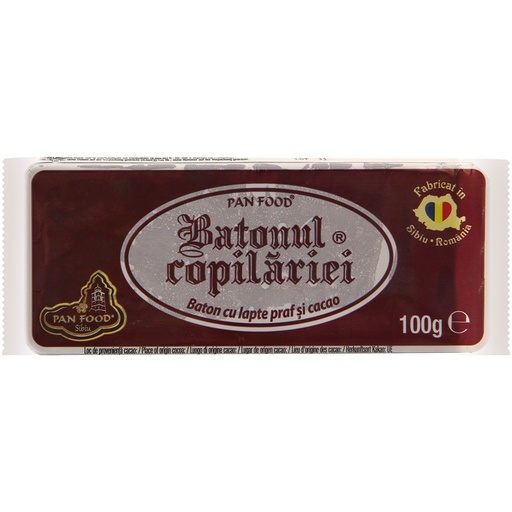 [87903CR] Reep met melkpoeder en cacao