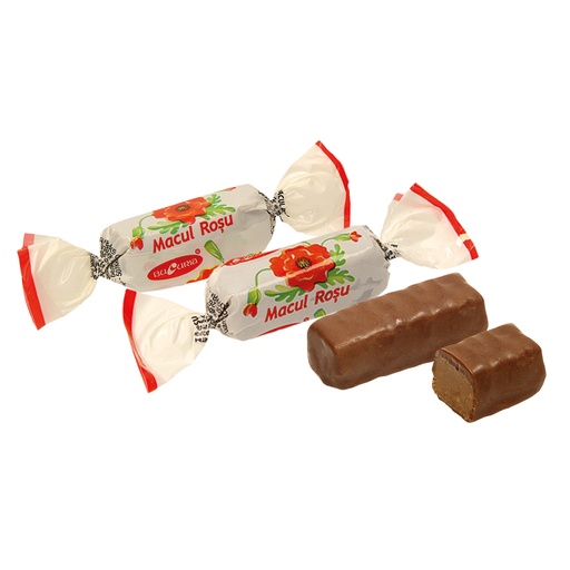 [91698] "Macul rosu" confiserie met pinda's en wafelkruimels