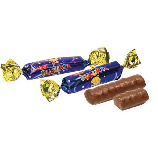 [91699] "Bucurel" confiserie met puffrijst en wafelkruimels