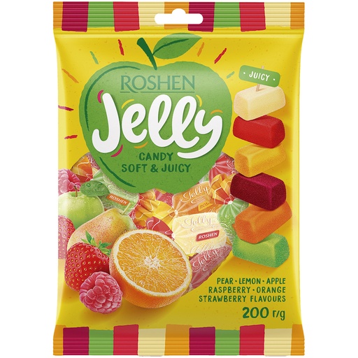 [83206] "Jelly" Конфеты желейные со вкусами: яблоко, клубника, малин