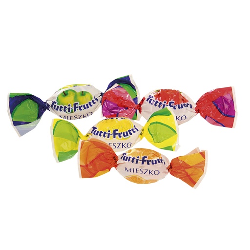[85901] "Tuttii Frutti" Карамель с начинкой (19%) со вкусом лимона, апельсина, малины и яблока. С витамином С.