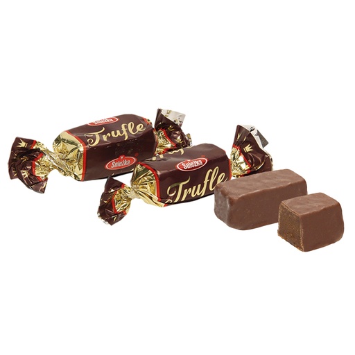 [91304] Konfetti met rum-smaak, omhuld door chocolade. Chocolade bev