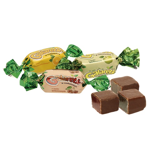 [91301] Gelee-confetti-mengsel met appel-, kers-, citroen- of sinaas