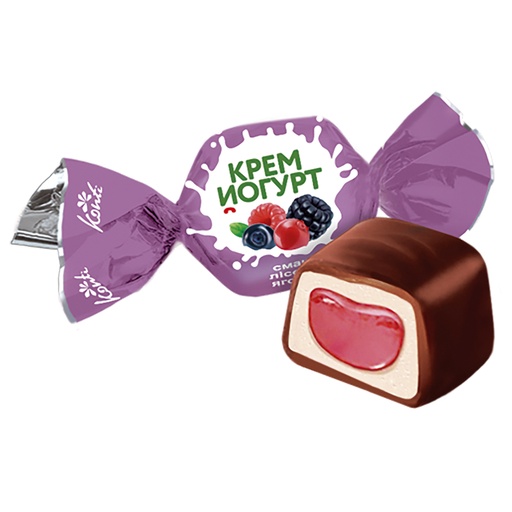 [91288] Конфеты "Крем-йогурт" вкус лесные ягоды