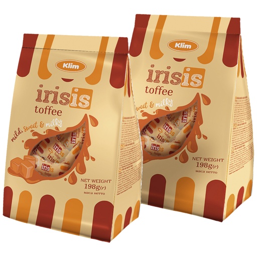 [87231] "KLIM" Zachte karamelbonbons "Iris is" met melk smaak