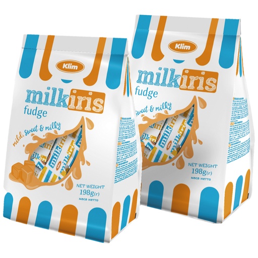 [87232] "KLIM" Конфеты ирисные полутвердые "MilkIris Fudge" с молочн