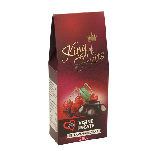 [92317] Gedroogde zure kersen, omhuld door chocolade