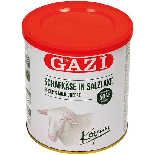 [18942] GAZI Schapenkaas in zoutoplossing 50% vet i.Tr.