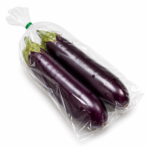 [2121] Aubergine paars verpakt