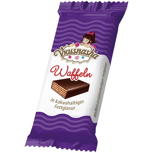 [80213] Wafels "Vkusnasha" in cacao-houdende vetglazuur